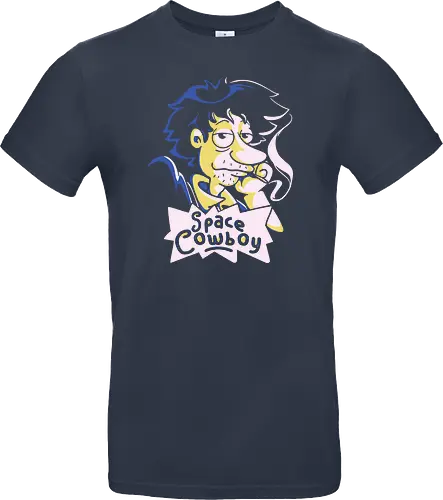 Stu Spiegel - space cowboy, bounty hunter, cowboy, anime, mashup, cartoon - Standard T-Shirt