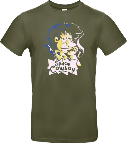 Stu Spiegel - space cowboy, bounty hunter, cowboy, anime, mashup, cartoon - Standard T-Shirt