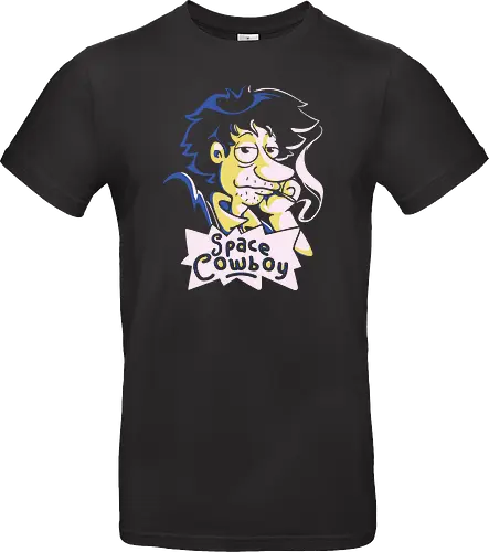 Stu Spiegel - space cowboy, bounty hunter, cowboy, anime, mashup, cartoon - Standard T-Shirt