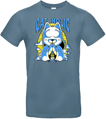 Cat-holic - cat, katze, holy - Standard T-Shirt