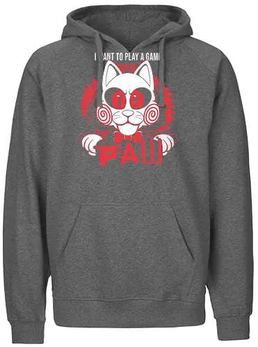 JigPaw - Paw, saw, cat, horror, mashup - Fairtrade Hoodie