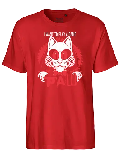 JigPaw - Paw, saw, cat, horror, mashup - Fairtrade T-Shirt