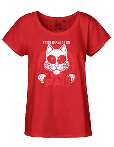JigPaw - Paw, saw, cat, horror, mashup - Fairtrade Girl Shirt