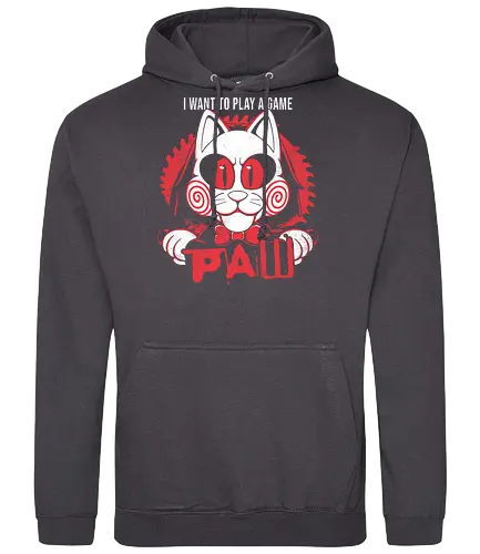 JigPaw - Paw, saw, cat, horror, mashup - Standard Hoodie