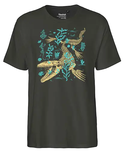 Mosasaurus Fossils - dino, dinosaurier, jurassic - Fairtrade T-Shirt