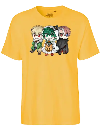 Trick or Treat! - halloween, all might, deku, Shoto, bakugou, Academia - Fairtrade T-Shirt