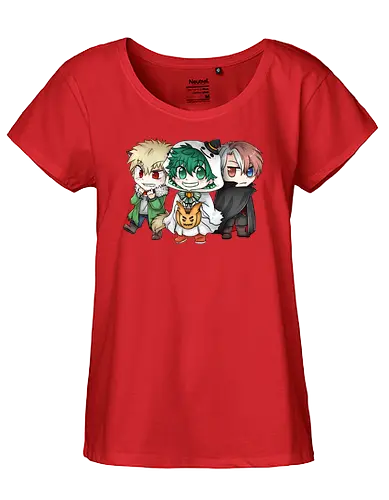 Trick or Treat! - halloween, all might, deku, Shoto, bakugou, Academia - Fairtrade Girl Shirt