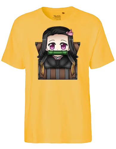 Nezuko - anime, manga, chibi, Slayer - Fairtrade T-Shirt