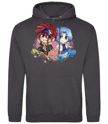 Reki und Langa - anime, Sk8, The infinity, chibi - Standard Hoodie