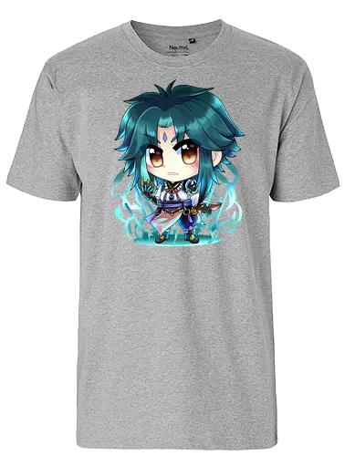 Xiao - Genshin, impact, gaming, chibi - Fairtrade T-Shirt