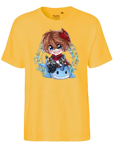 Childe - Genshin, impact, gaming, gacha, chibi - Fairtrade T-Shirt