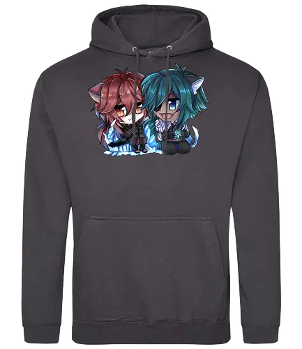 Kaeluc (Kaeya x Diluc) - chibi, gaming, Genshin, impact, gacha - Standard Hoodie