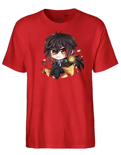 ZhongLi - Genshin, impact, gacha, gaming - Fairtrade T-Shirt