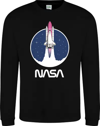 NASA - Pink Rocket - White Worm