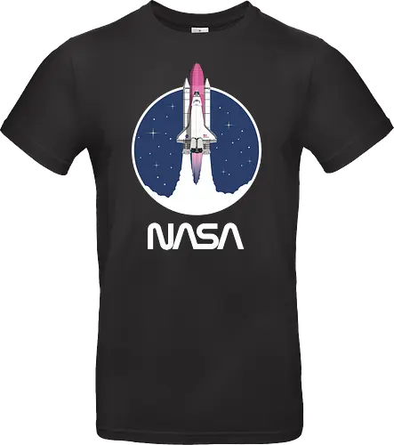 NASA - Pink Rocket - White Worm