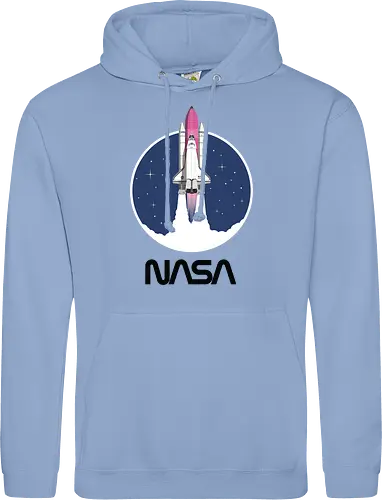 NASA - Pink Rocket - Black Worm