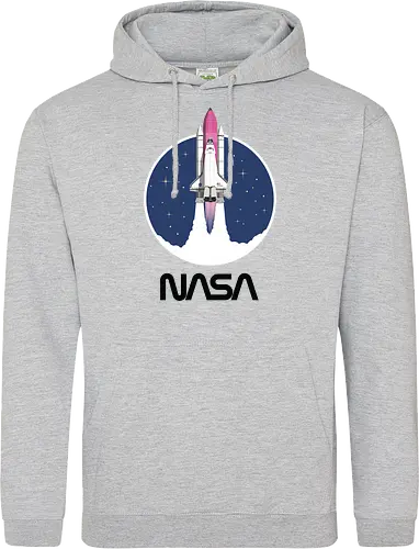 NASA - Pink Rocket - Black Worm