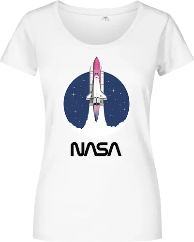 NASA - Pink Rocket - Black Worm