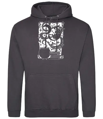Magischer Familiar - Schwarze Katze - witch, hexe, katze, cat, familiar - Standard Hoodie