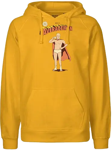 Averageman - comics, fun, Average, normal, superheld - Fairtrade Hoodie