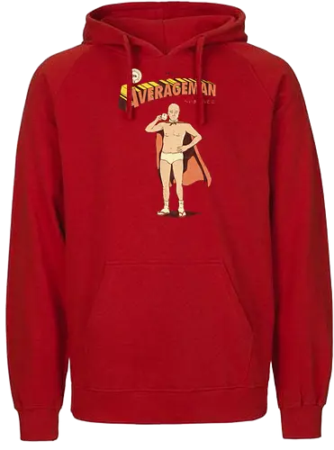 Averageman - comics, fun, Average, normal, superheld - Fairtrade Hoodie