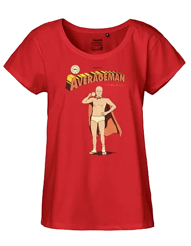 Averageman - comics, fun, Average, normal, superheld - Fairtrade Girl Shirt