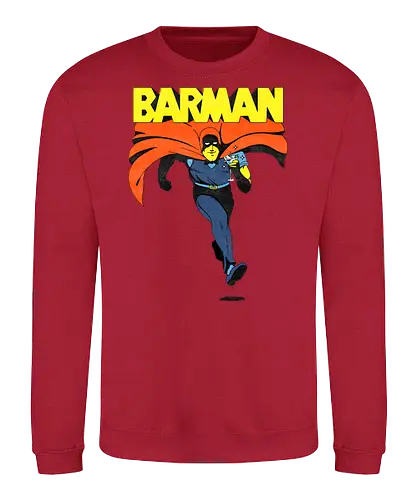Barman - Barman, superheld, superhero, comic, fun, drink - Sweatshirt
