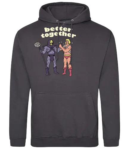 Better Together - greyskull, skeletor, cartoon, tv, fun - Standard Hoodie