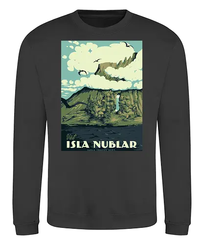 Visit Isla Nublar - Visit, dino, Nublar, Isla, insel, Dino Park, dinosaurier - Sweatshirt