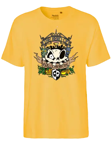 The Hero of Gallowmere - gaming, Medievil, hero, fun - Fairtrade T-Shirt