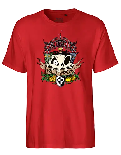 The Hero of Gallowmere - gaming, Medievil, hero, fun - Fairtrade T-Shirt