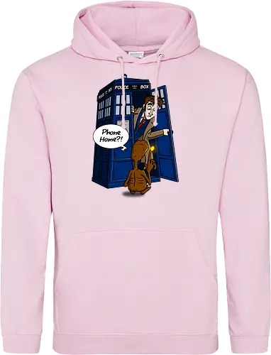 Phone Home - tardis, et, the doctor, doctor, who, mashup, tv, movie, Call home, Nach hause telefoAutomataen - Standard Hoodie