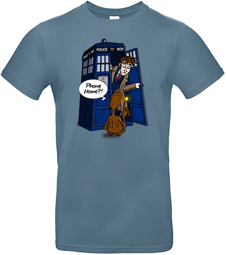 Phone Home - tardis, et, the doctor, doctor, who, mashup, tv, movie, Call home, Nach hause telefoAutomataen - Standard T-Shirt