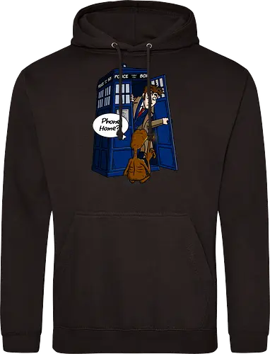 Phone Home - tardis, et, the doctor, doctor, who, mashup, tv, movie, Call home, Nach hause telefoAutomataen - Standard Hoodie