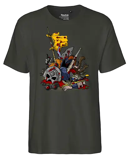 Don't get too attached! - Squad, waffe, comic, wpon - Fairtrade T-Shirt