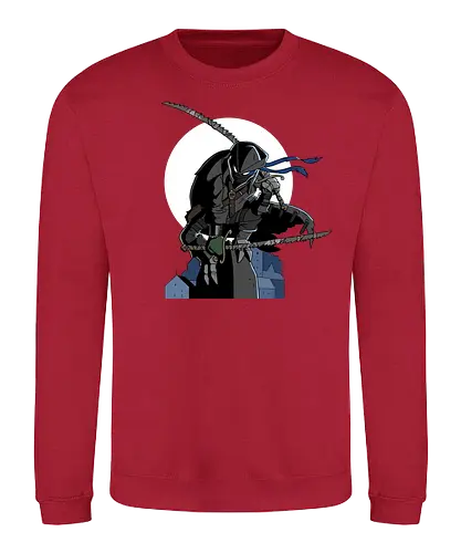 Teenage Mutant Hunter Turtle - turtle, tmnt, pizza, shinobi, ninja, soulslike, gaming - Sweatshirt