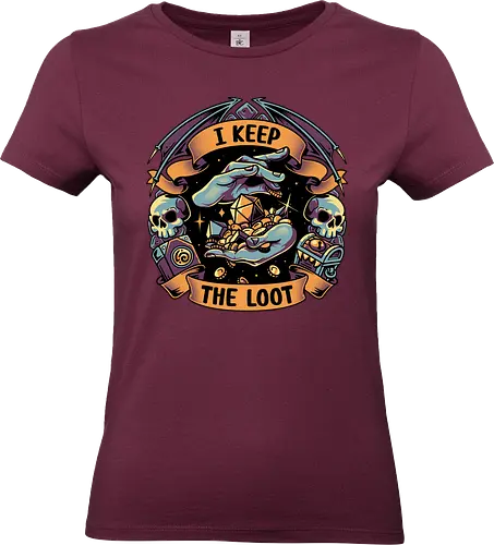 I keep the loot