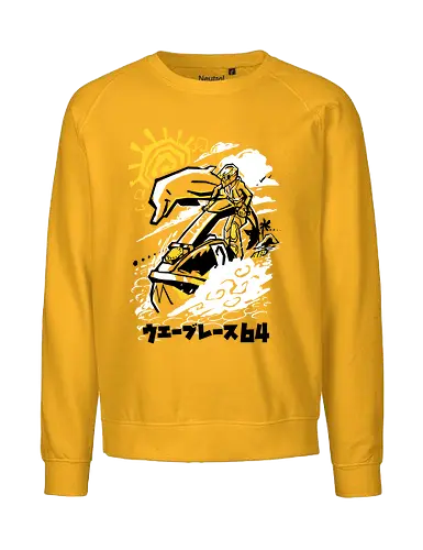 Warm up time - wave, race, gaming - Fairtrade Sweatshirt