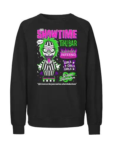 It's Showtime - betelgeuse, 90s, retro, demon - Fairtrade Sweatshirt