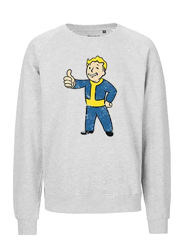 Vault - vault, boy, gaming, fallout - Fairtrade Sweatshirt