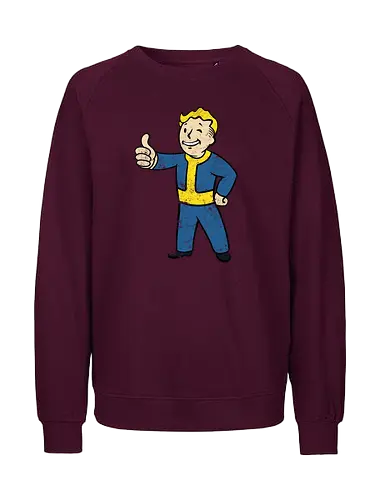 Vault - vault, boy, gaming, fallout - Fairtrade Sweatshirt