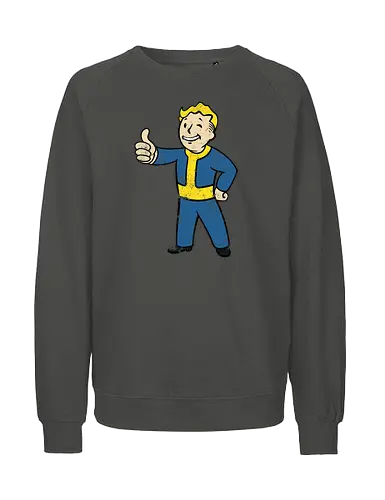 Vault - vault, boy, gaming, fallout - Fairtrade Sweatshirt