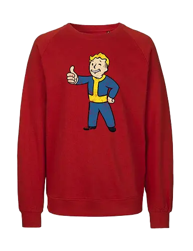 Vault - vault, boy, gaming, fallout - Fairtrade Sweatshirt