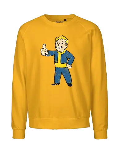 Vault - vault, boy, gaming, fallout - Fairtrade Sweatshirt