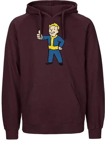 Vault - vault, boy, gaming, fallout - Fairtrade Hoodie