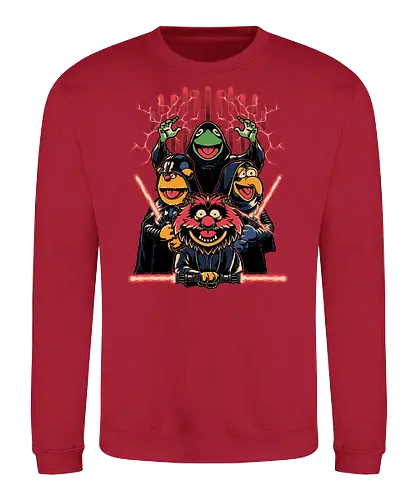 Evil Dark Puppets - puppet, space opera, mashup, evil - Sweatshirt
