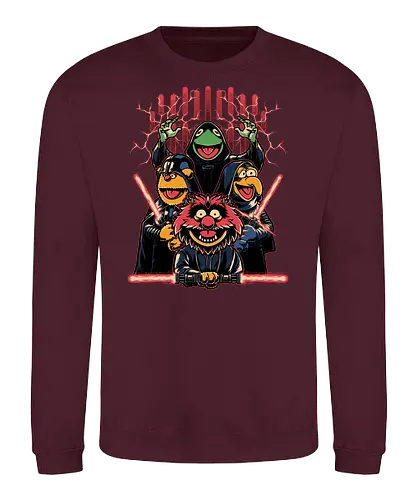 Evil Dark Puppets - puppet, space opera, mashup, evil - Sweatshirt