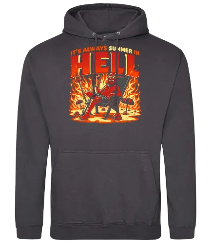 Summer in Hell - devil, hell, hölle, holidays, summer, sommer - Standard Hoodie