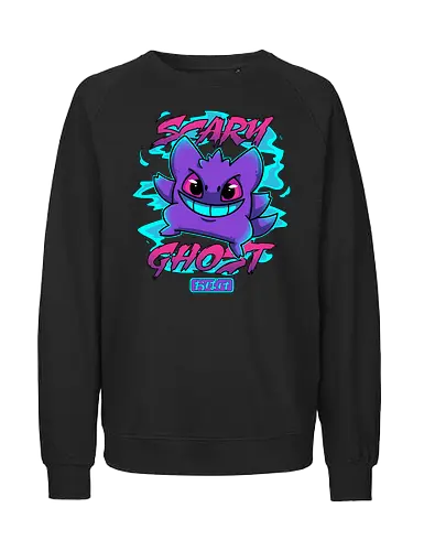 Scary Ghost - ghost, geist, pocket, monster - Fairtrade Sweatshirt