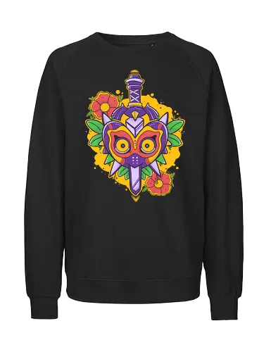 Old School Mask - maske, retro, gaming - Fairtrade Sweatshirt